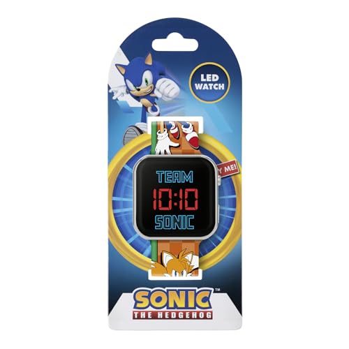SONIC THE HEDGEHOG LED Strap Watch , SNC4322M