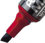 Pentel 5.7Mm Chisel Tip Wallet 4 Maxiflo White Board Liquid Ink Marker - Black/Red/Blue/Green