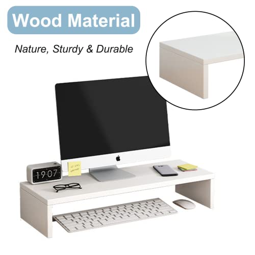 ikeoat Monitor Stand Riser, Desk Organizer for Laptop Computer