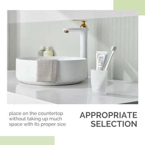 Angle Simple Frosted Glass Tumbler, Thick Glass Cup Replacement, Bathroom Toothbrush and Toothpaste Holder, Water Glasses, Bathroom Cup, Tumbler Cup, Rinsing Glass Cup, Drinkware Glassware