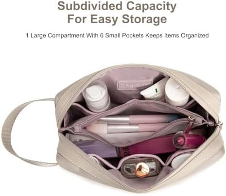 Women's Makeup Bag, Large Capacity Cosmetic Bags for Women, Stylish and Durable Women's Carry-all Bag with Multiple Pockets Daily Use for Women