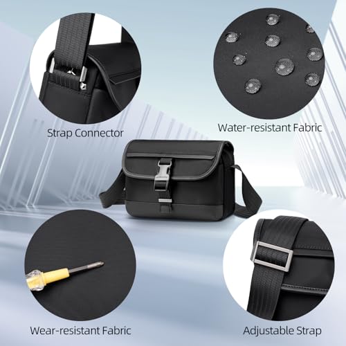 Arctic Hunter Compact Sling Bag for Men Small Size Side Bag Nylon Messenger Bag for Mobile Shoulder Bag Water-repellent Crossbody Bag for Daily Use Casual