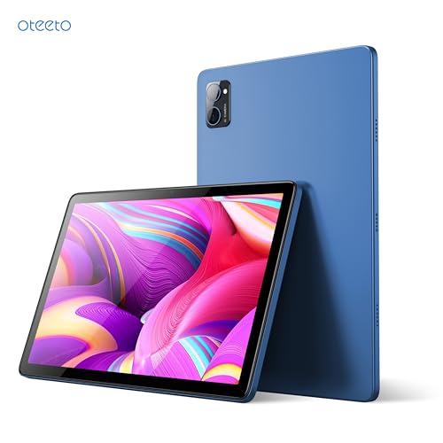 Oteeto TAB 11 Pro Tablet/10.1 Inch IPS LCD/8GB RAM + 512 GB ROM/5G Network/6000 mAh/8MP Front + 13MP Rear Camera/Octa Core 1.3GHz/Android 13/Includes Keyboard,Touch Pen,Mouse (Blue)
