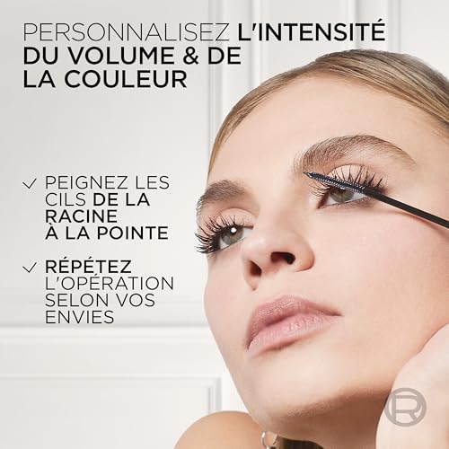 L'OREAL PARiS Telescopic Mascara Magnetic Black, Precise Application for Up to 60 Percent Longer Looking Lashes