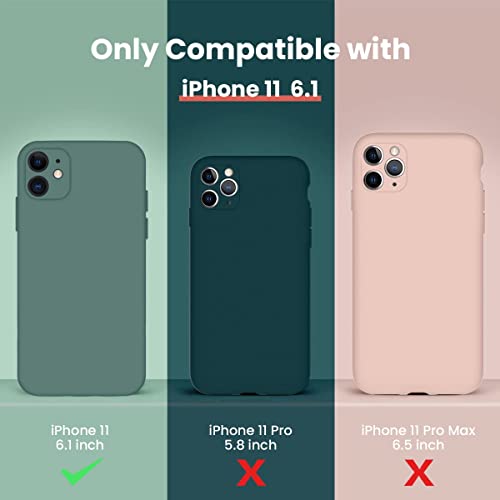 iPhone 11 phone case 11 phone case Apple phone case, [anti-drop and anti-bump] impact-resistant translucent, Apple phone case protective cover fashion, universal shell for men and women, Purple