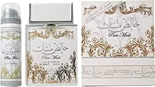 Lattafa Khalis Pure Musk for Men and Women EDP 100ml + Deodorant