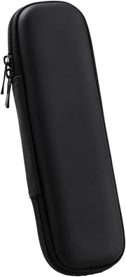 1 Piece Black Hard Shell Pencil Case, Waterproof Portable Storage Bag, Multifunctional Chain Pencil Case, Suitable for Management Pens, Ballpoint Pens, School Office Supplies