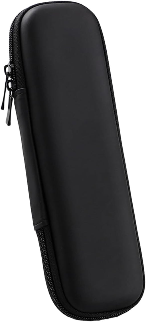 1 Piece Black Hard Shell Pencil Case, Waterproof Portable Storage Bag, Multifunctional Chain Pencil Case, Suitable for Management Pens, Ballpoint Pens, School Office Supplies