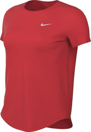 Women Nike Tempo Nike Dri-fit Kurzarm-laufoberteil für Damen Short sleeve running top - LTCRIMSON(REFLECTIVESILV)