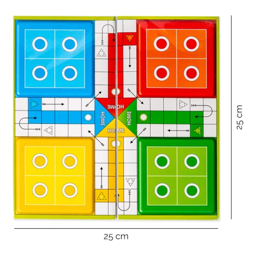 Ratna's Classic Strategy Game Little Snakes and ladders with Ludo 2 in 1 for Young Businessman