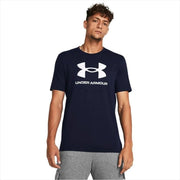 mens UA SPORTSTYLE LOGO UPDATE SS T-shirt - Academy / / White
