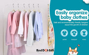 Red Dot Gift® 30-Pack Beige Velvet Kids Hangers - ( 35cm / 14 Inch )Premium Childrens Hangers for Closet, Ultra Thin Cute Hangers Kids Clothes Hanger,Small Hangers for Kids Clothes (Beige, 30)