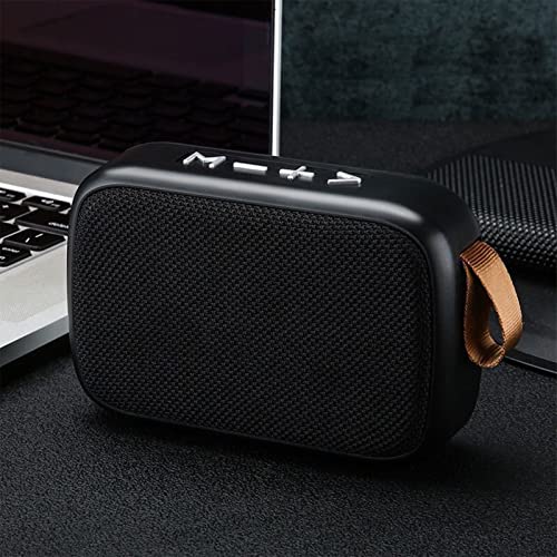XUMIUZIY Portable Bluetooth Speaker, Mini Wire Less Stereo Sound Speaker with Hand Strap, Small Subwoofer Speaker Support Memory Card, for Outdoor Travel Home