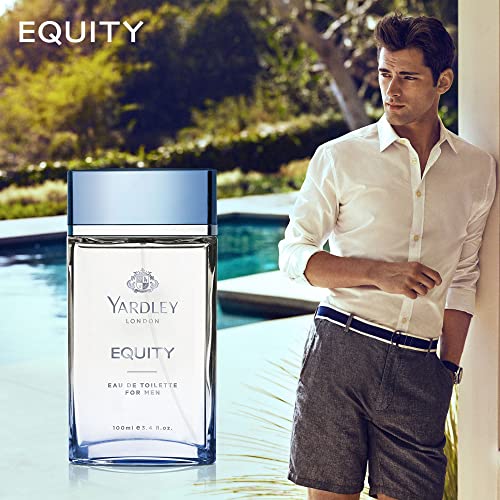 YARDLEY Equity Eau De Toilette 100ml - Fresh Inviting Fragrance, Long-Lasting Scent for All-Day Wear