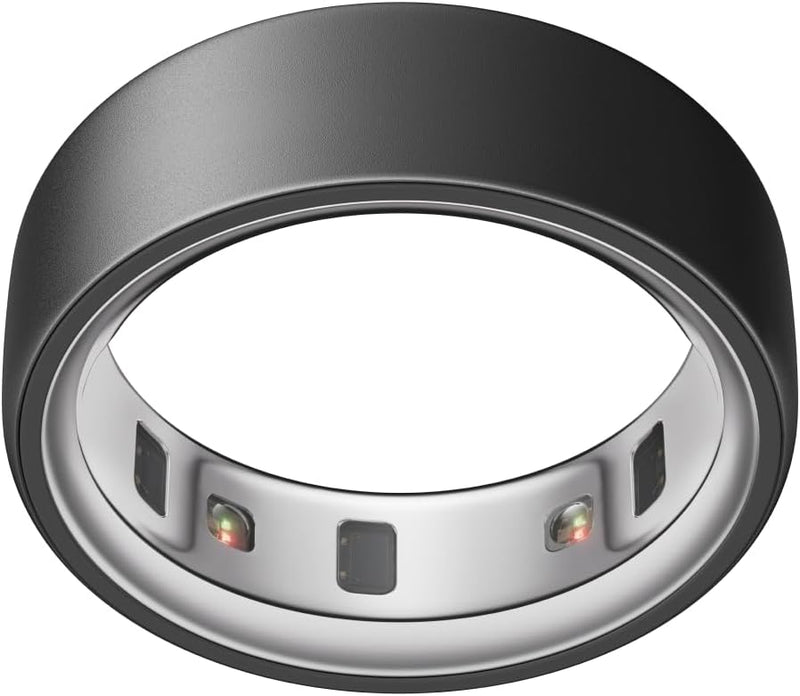 Oura Ring 4 Smart Ring Size First with Oura Ring 4 Sizing Kit Sleep Tracking Wearable - Heart Rate - Fitness Tracker - Up to 8 Days Battery Life - Stealth 8