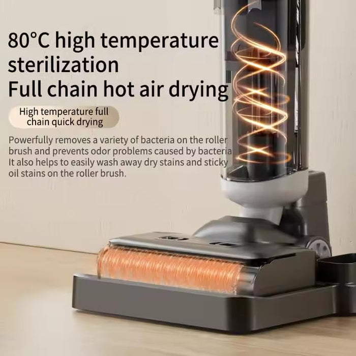 SmartClean™ Cordless Wet & Dry Vacuum Cleaner and Mop – Self-Cleaning, Streak-Free Drying, Lightweight & Portable, Powerful on Hard Floors, Corners, Sticky Messes & Pet Hair