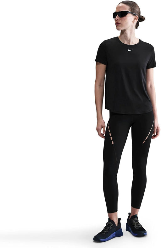 Womens One Classic Dri-FIT TEES AND T-SHIRTS (pack of 1) - BLACK(WHITE)