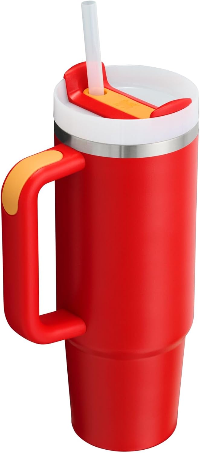 Stanley Quencher H2.0 Tumbler with Handle & Straw 40 oz | Twist On 3-Way Lid | Cupholder Compatible for Travel | Insulated Stainless Steel Cup | BPA-Free | Seafoam