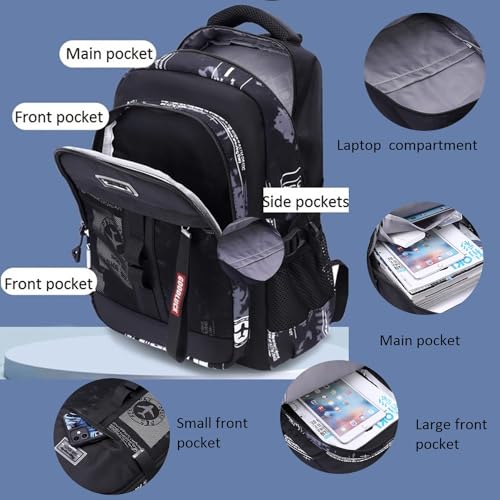 Cat Face 2Pcs Kids Rolling Backpack for Elementary School Carry on Preschool School Bag Bookbag with Wheels for Boys Girls