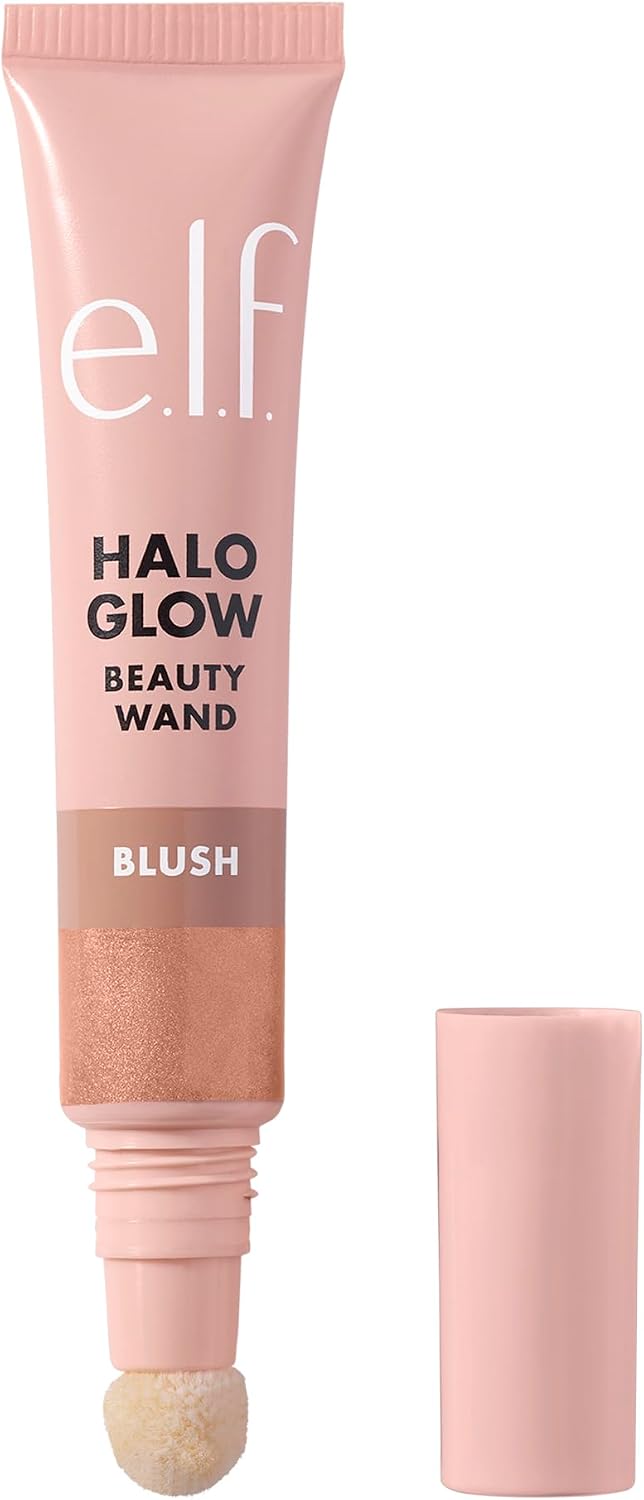 e.l.f. Halo Glow Blush Beauty Wand, Liquid Blush Wand For Radiant, Flushed Cheeks, Infused With Squalane, Vegan & Cruelty-free, Rosé You Slay