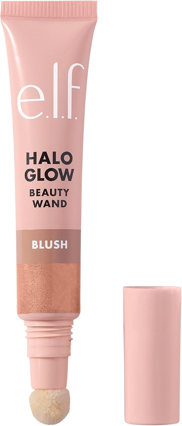 e.l.f. Halo Glow Blush Beauty Wand, Liquid Blush Wand For Radiant, Flushed Cheeks, Infused With Squalane, Vegan & Cruelty-free, Rosé You Slay - candlelit 10 ml (Pack of 1)