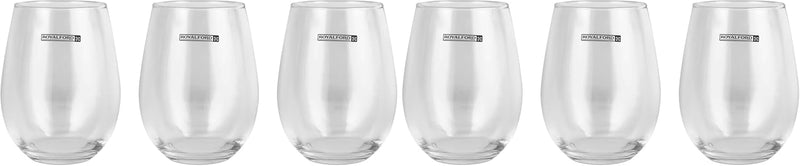 Royalford 590ml Glass Tumbler Set RF12588 Dishwasher Safe Soda-Lime Glass for Hot and Cold Beverages Tea, Coffee, Water, Juices Pack of 3 Whiskey Glass Wine Glass Highball Drink Glass Water Glass - Pack of 2