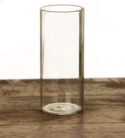 Borosil Vision Transparent Water Glass/Cold Drink Tumbler/ Beer Glass/Juice Glass Set of 6 Pcs (295 ML each) Flame Proof Glasses, Microwave & Dishwasher Safe