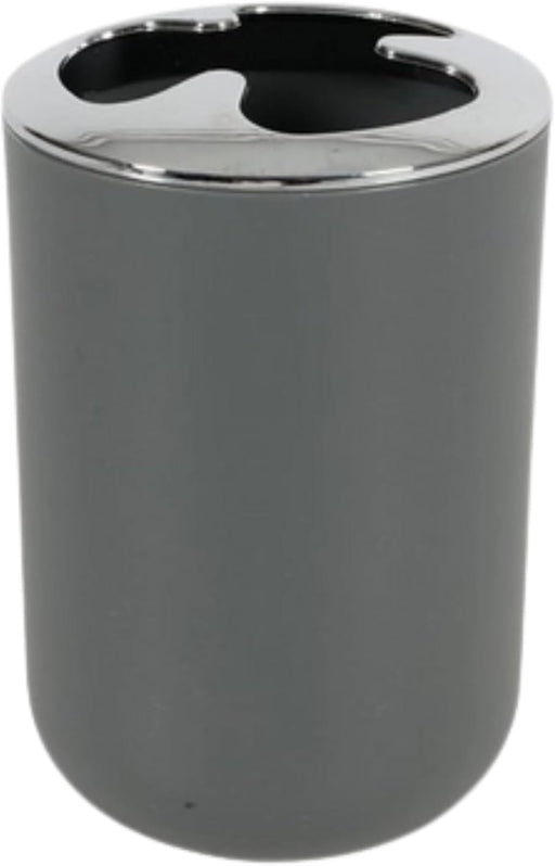 feelings Bath Plastic Tooth Brush Holder 7.8 X 11.2 Cm - Grey