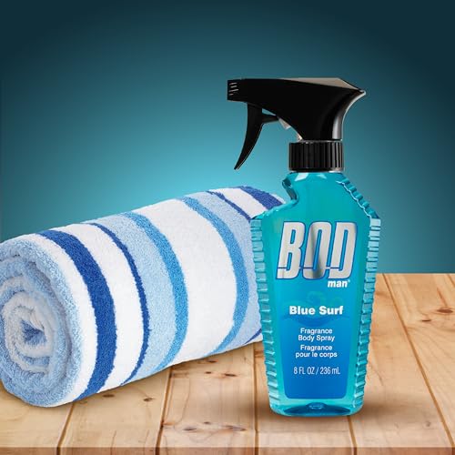 Bod Man Parfums De Coeur Men Fragrance y Spray 8 Fluid Oz (Blue Surf)