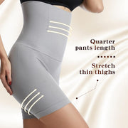 Goodern High Waist Shapewear Shorts,Womens Seamless Shaping Boyshorts Panties Waist Trainer Corset Butt Lift Thigh Slimmer Hip Shaper Briefs Body Shaping Boxers Tummy Control Gym Yoga Shorts-Beige M/L