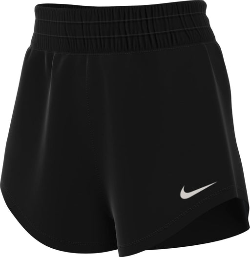 Women's W Nk One Df Mr 3in Br Short Shorts - BLACK/(REFLECTIVE SILV)