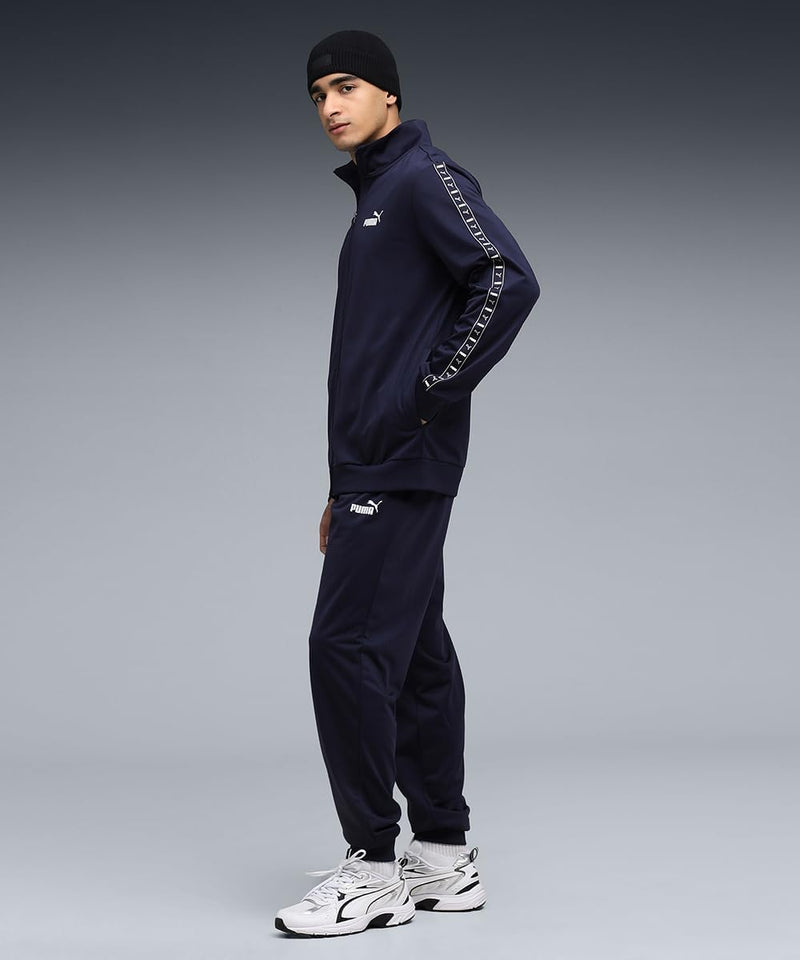 Men's Poly Tape Suit New Navy,L
