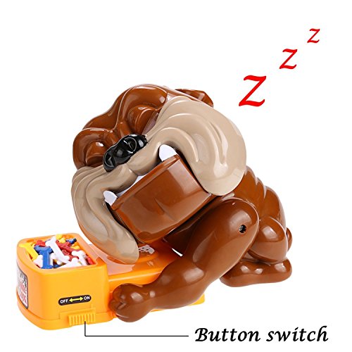Jzhen Beware of the Dog Electric Board Game - Sound Party Game Don't Take Buster's Bone - Intellectual and Tricky Toy
