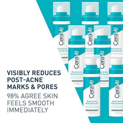 CERAVE RESURFACING RETINOL SERUM TO REDUCE THE APPEARANCE OF POST-ACNE MARKS AND PORES WITH RETINOL, LICORICE ROOT EXTRACT & NIACINAMIDE 30ML