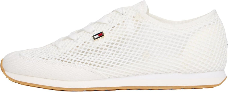 Open Mesh womens Sneakers - Ecru