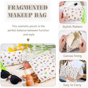 ZLFSRQ 3Pcs Checkered Makeup Bag for Women Large Cosmetic Bag Set Travel Toiletry Bag Makeup Pouch Bag for Purse Pink Zipper Storage Bag Organizer Cute Small Aesthetic Girls Car Essentials Bag