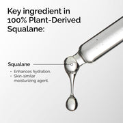 100% Plant-Derived Squalane Oil, 30ml - 30 ml