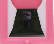 Alide Candy Dispenser Picture Frame Wall Mounted Interactive Gumball Machine Snack Dispenser for Kitchen with Fun Photo Frame (Pink)