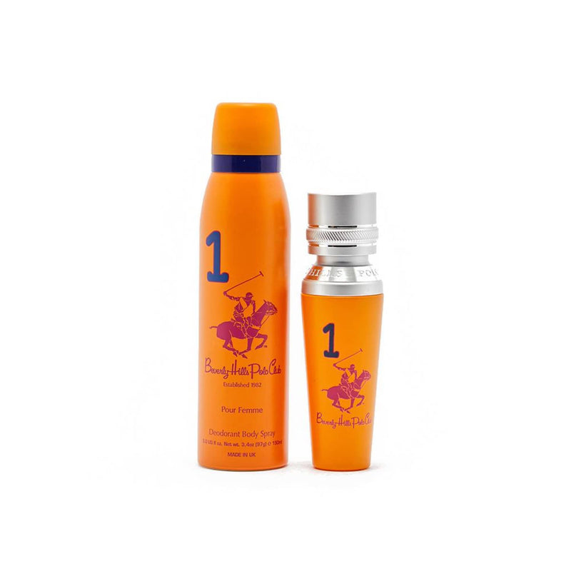 Beverly Hills Polo Club No.1 Gift Set for Women EAU DE PARFUM 50ml + Deodorant 150ml