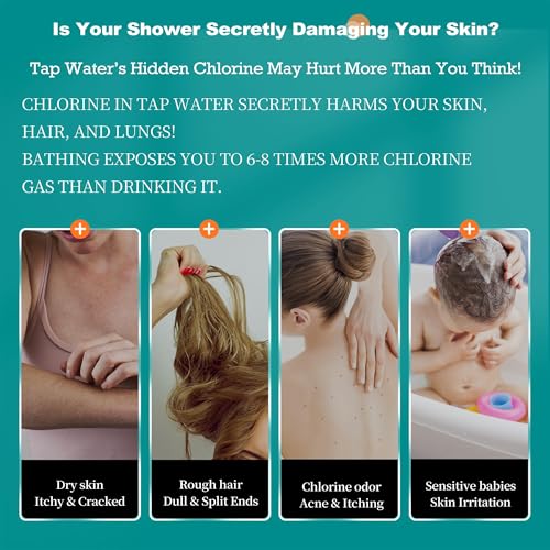 AD-VISION SGS Filtered High Pressure Shower Head | Removes Chlorine, For Hard Water & Hair Loss | 3 Modes with Adj. Flow Pause | Double Sided Micro-Nano Bubble Tech, Easy Install [Includes 1+1 Filter]