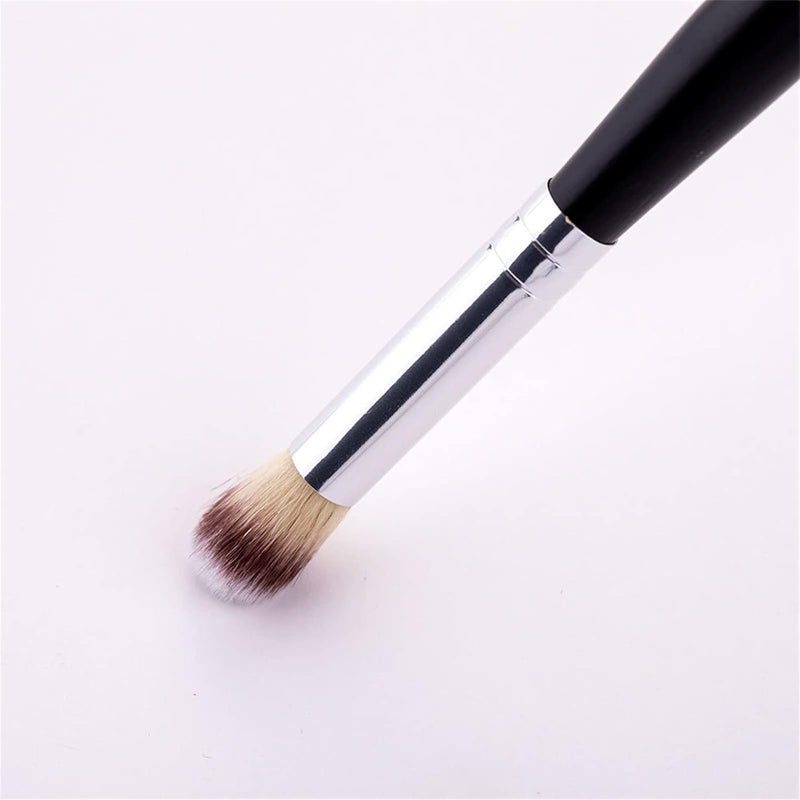 Arabest Double Ended Makeup Brushes, Rounded Taperd Flawless Brush Foundation Brush Concealer Brush, Makeup Brush Dual Ended for Liquid Cream Powder Blending Buffing Concealer