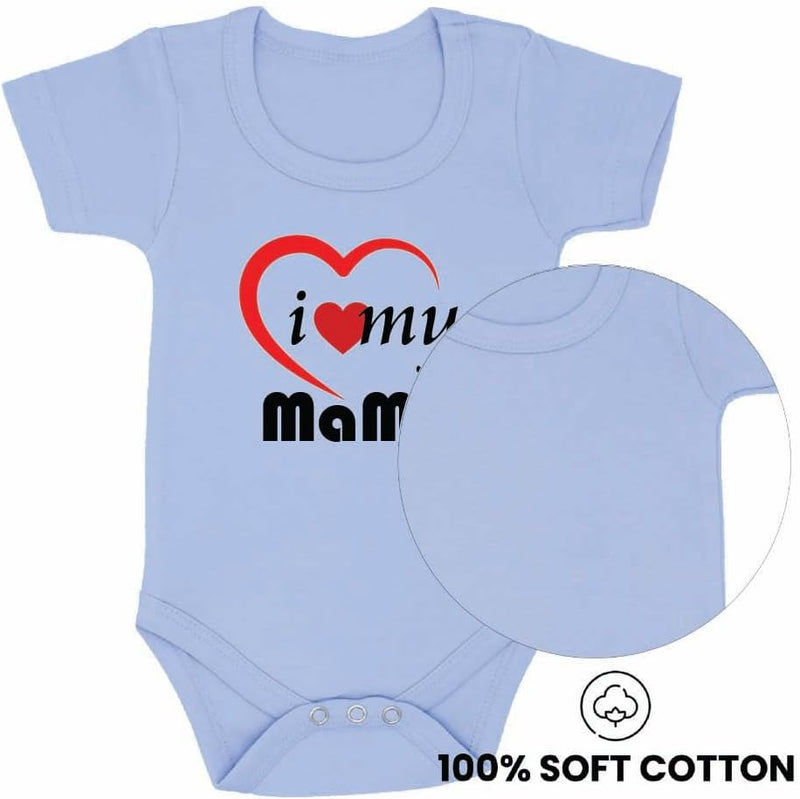 Pack of 2 Unisex Baby Romper with Mama and Papa Printed Design for Newborns,Infants, Toddlers Short Sleeve Jumpsuit Snap Closure for Easy Diaper Changes Ideal for Baby Shower