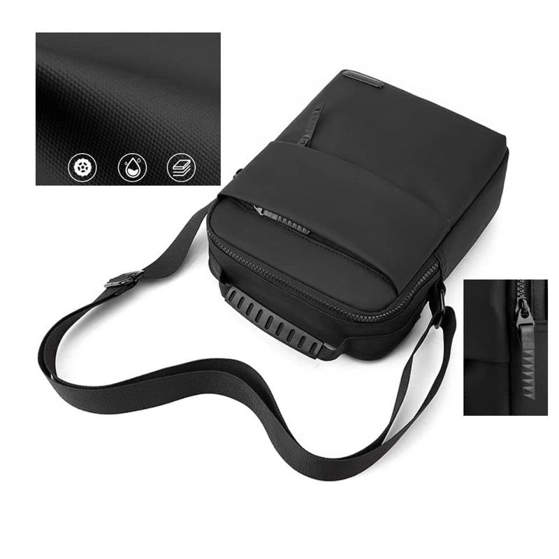 Coclux Waterproof Sling Bag Crossbody Backpack for Men Women Sling Backpack Hiking Daypack Multipurpose Cross Body Chest Bag for Business Travel Cycling