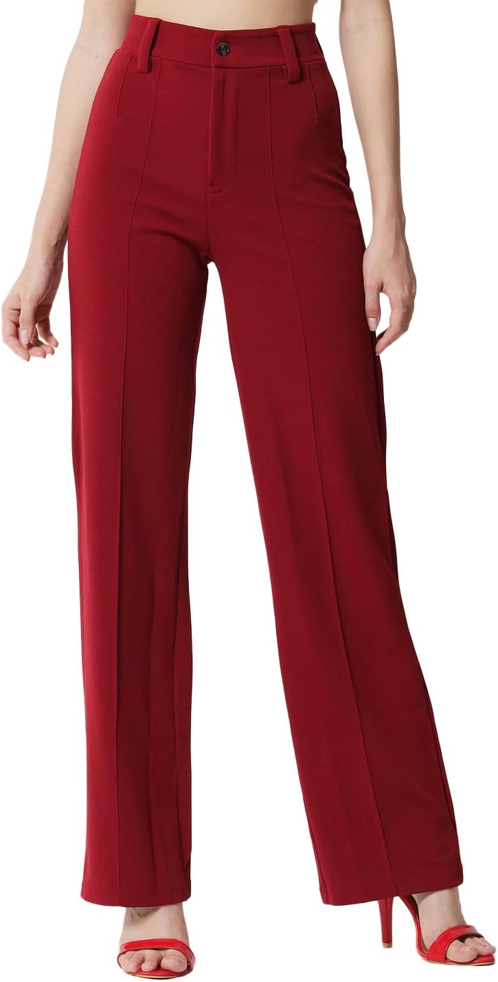 Women KTTWOMENSPANT151 Casual Pants (pack of 1) - Cherry Maroon