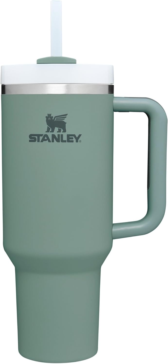 STANLEY The Quencher H2.0 FlowState Tumbler (Soft Matte) | 40 OZ Shale