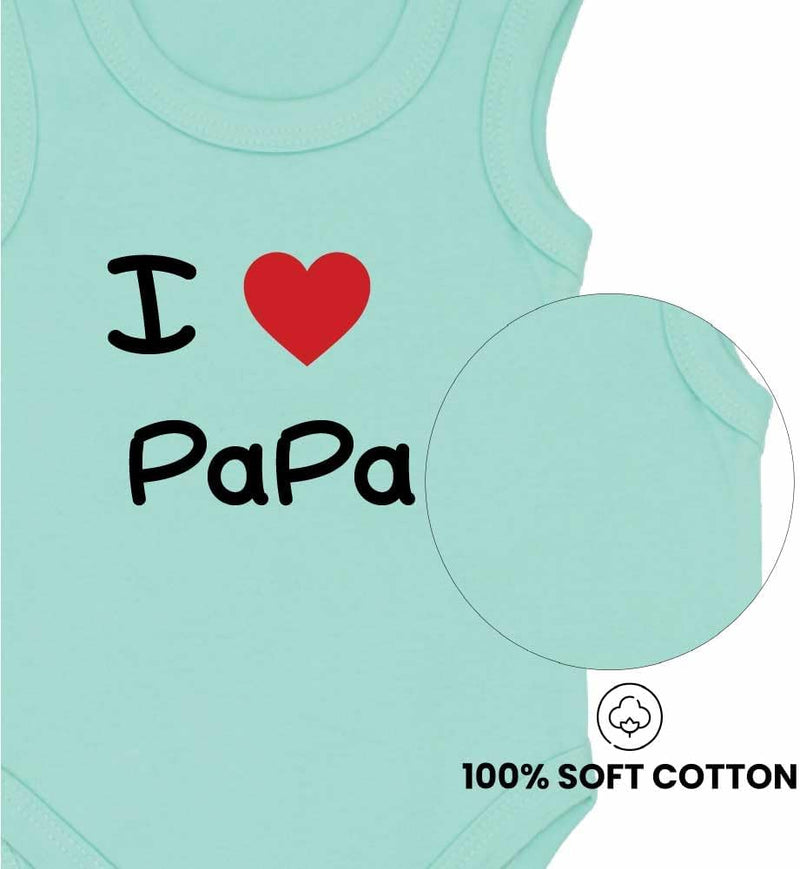 Pack of 2 Unisex Baby Romper with Mama and Papa Printed Design for Newborns,Infants, Toddlers Sleeveless Jumpsuit Snap Closure for Easy Diaper Changes Ideal for Baby Shower