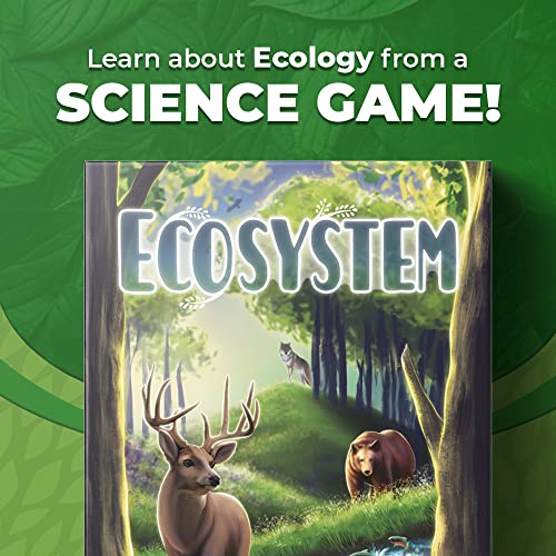 Genius Games Ecosystem - A Family Card Game About Animals, Their Habitats, And Biodiversity - Card Game For Kids 10+ And Adults - Family - Kids Board For Environmental Science Class - Fun Board