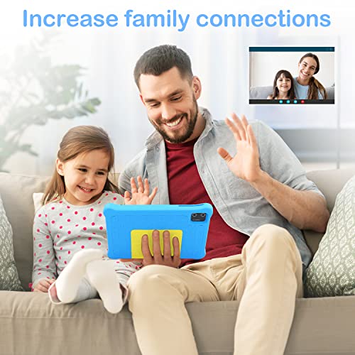 ROWT Kids Tablet 7 inch Tablet for Kids Android 10 2GB RAM 32GB ROM Bluetooth WiFi Dual Cameras Parental Control Tablet Kids(Blue)