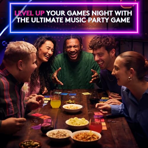 Jumbo Hitster - The Music Party Board Game, 2-10 Players, 300+ Iconic Hits - Great for Game Nights, Date Nights, Parties, Adult and Family Games (UK Edition)