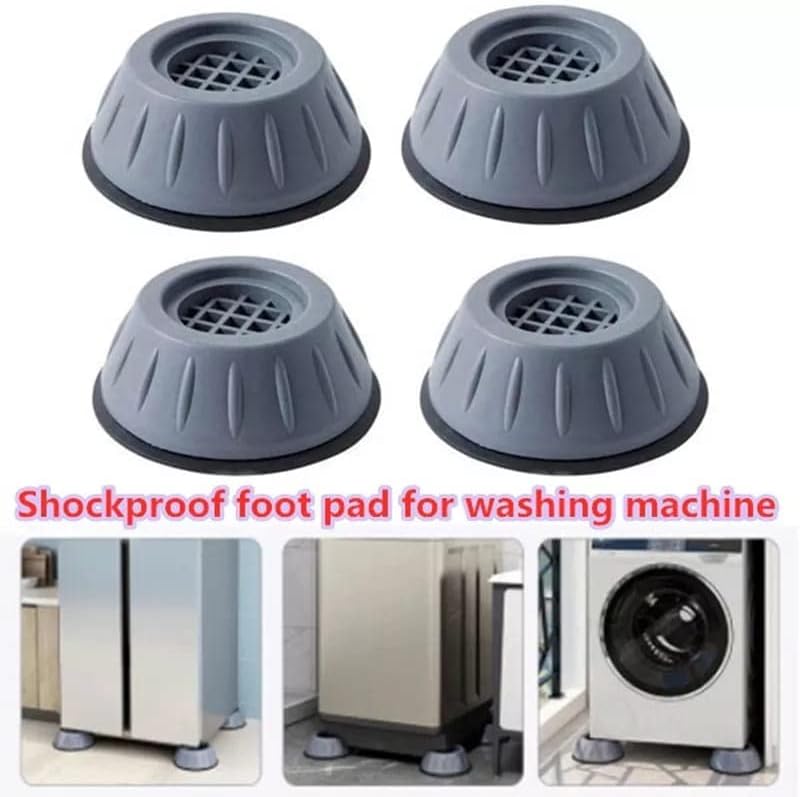 4pcs Washing Machine Pads Anti Vibration Pads Anti Moving Shaking Grip Feet Pad Washer Dryer Appliance Feet Pad